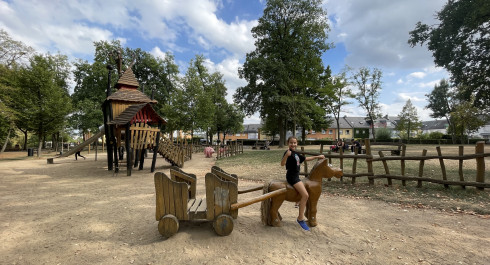 Aire de jeux thématique à Gasperich : la ferme